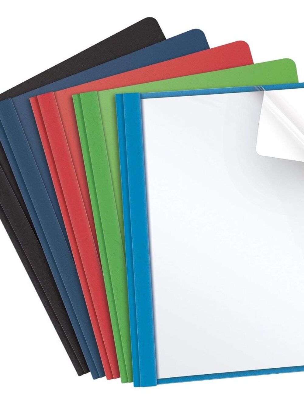 Clear Front Report Covers, Resume Cover, Presentation Cover, Assorted Colors, Le